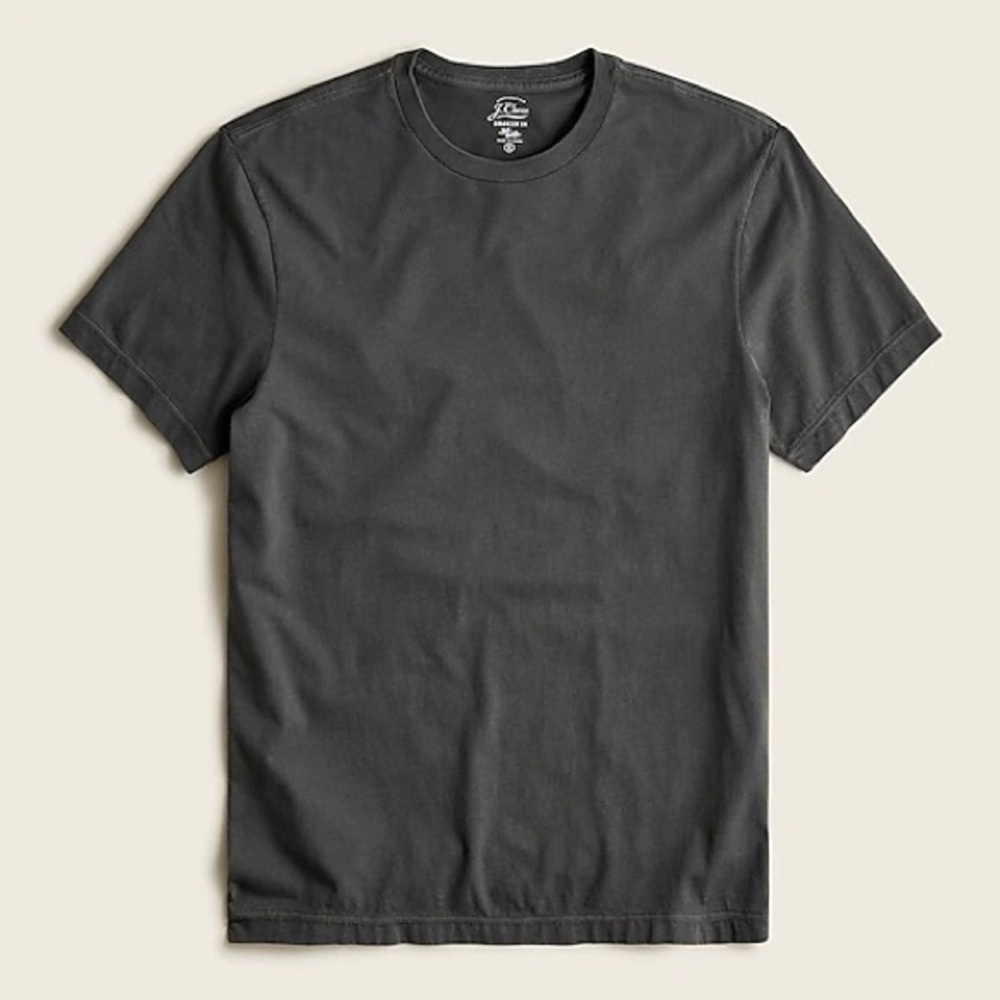 NWT J. Crew Broken-In Short Sleeve Tee in Bedford Coal Size L